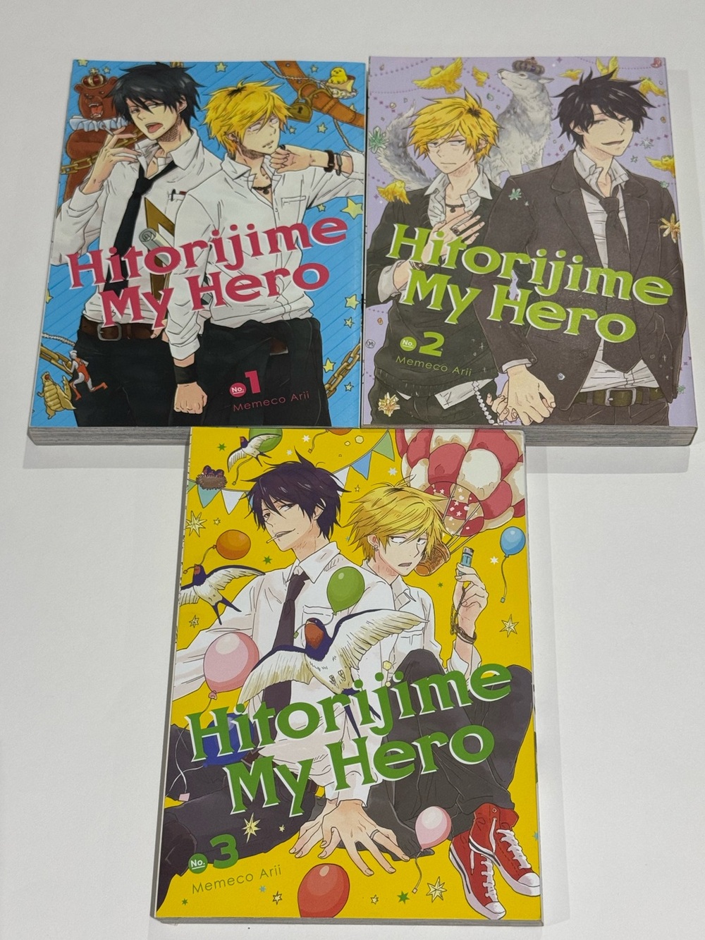 Manga Books Hitorijime My Hero manga Vol 1-3 english paperback graphic novel